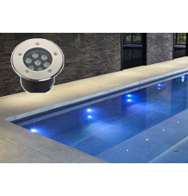 Spot Balizador Led 7w Branco Frio Blindado Para Piso